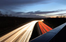 Autobahn bei Nacht 01