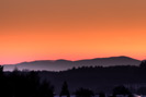 Berge Silhouette Abendrot