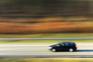 Fahrendes Auto Autobahn