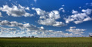 Feld Wolkenhimmel