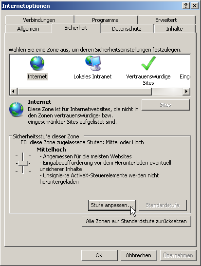 JavaScript im Internet Explorer 02